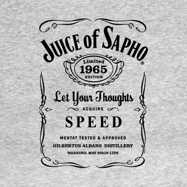 Juice of Sapho (Black) by Miskatonic Designs